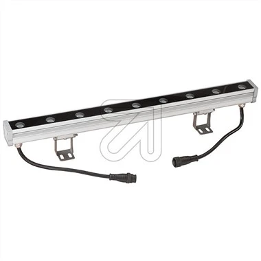 RGB LED Wallwasher Silver IP65 9W