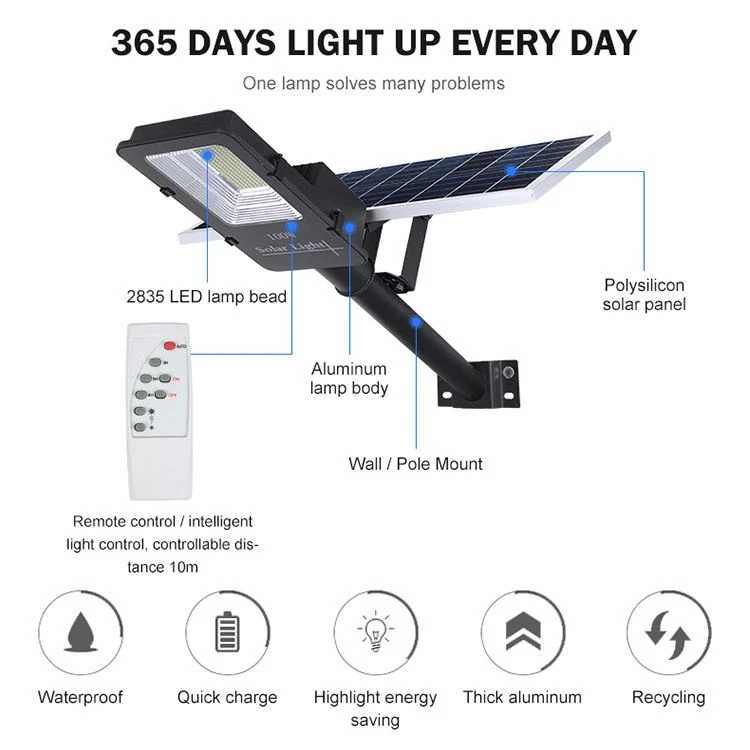 With Pole LED Solar Streets Light With Pole LED Solar Streets Light